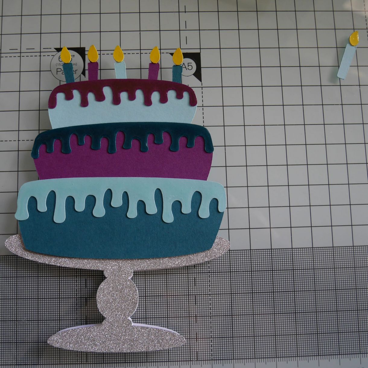 Layered Cake Bday Card Nicole 6A