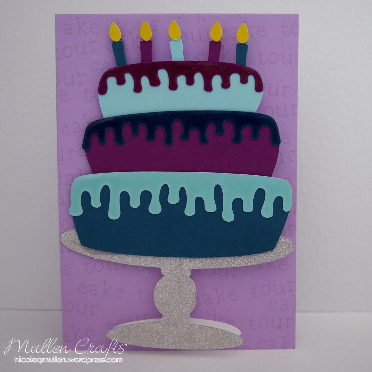 Layered Cake Bday Card Nicole 9