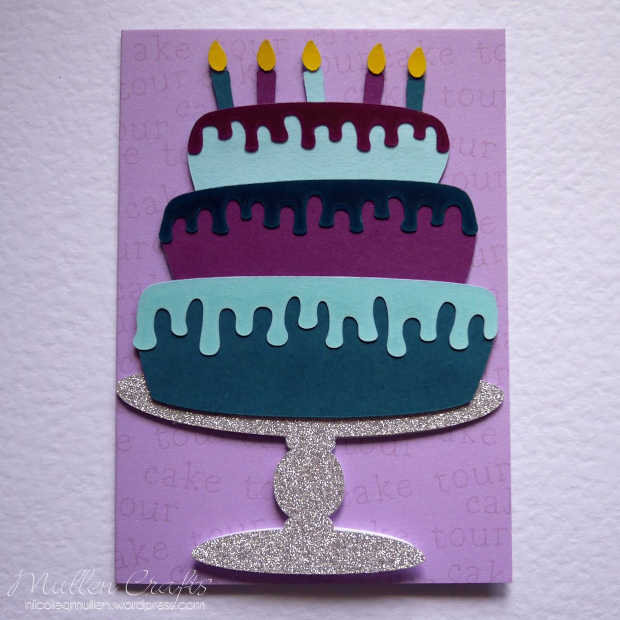 Layered Cake Bday Card Nicole 10