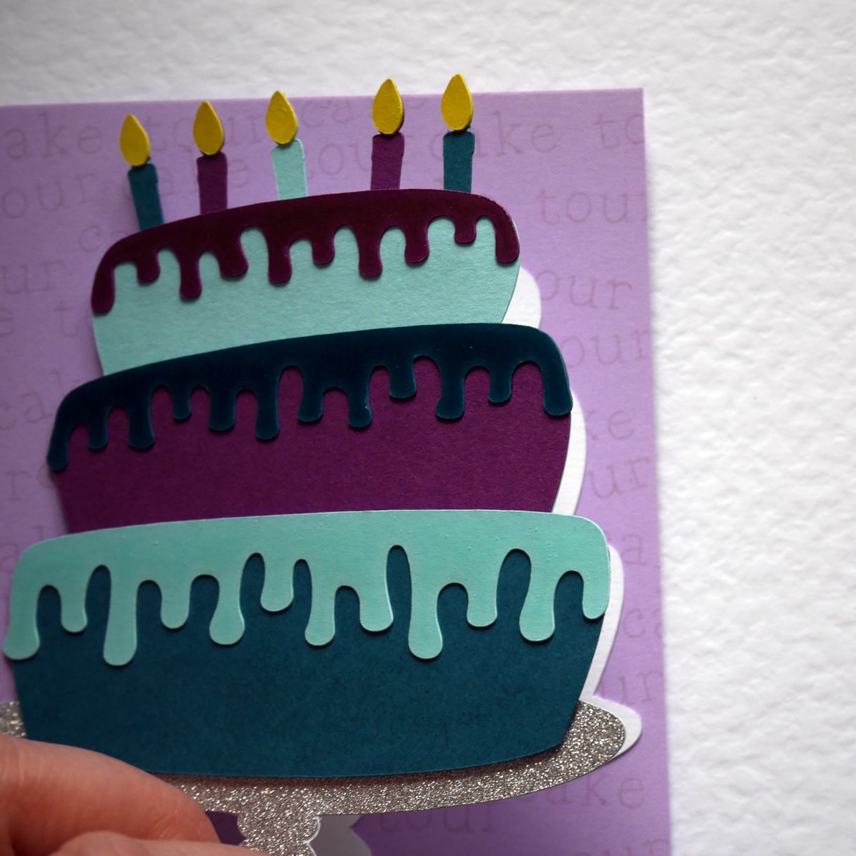 Layered Cake Bday Card Nicole 11