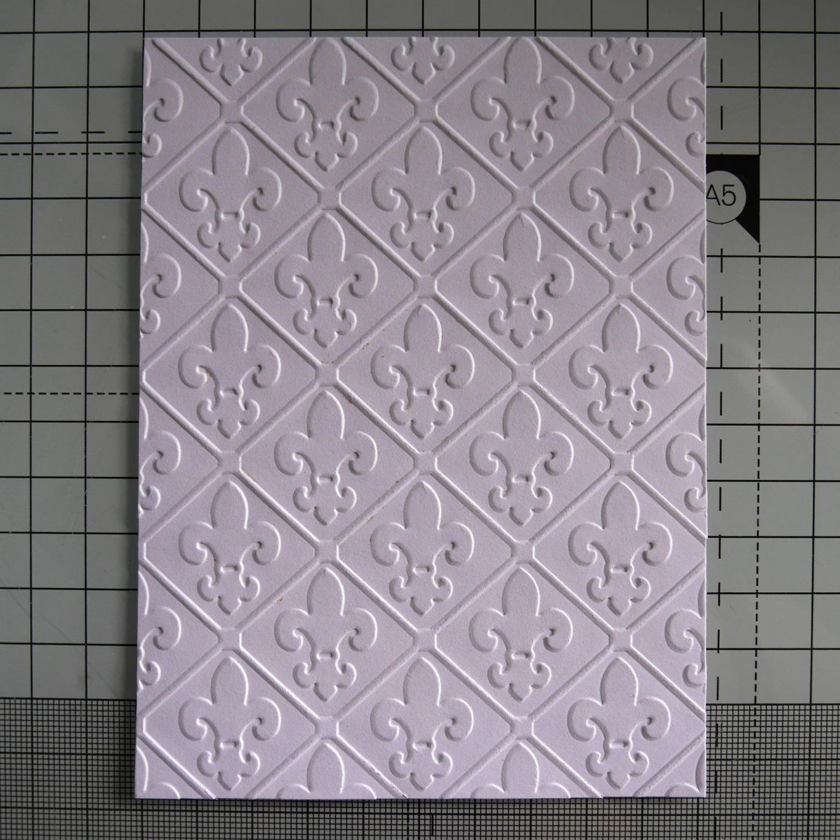 Love Heart Embossed Card Nm 1