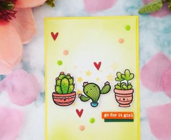 A Cute Cactus Card