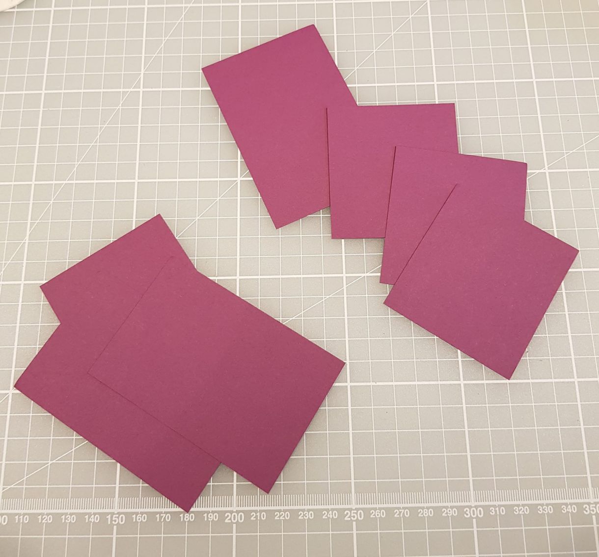 Create Mats in White and Purple Grape