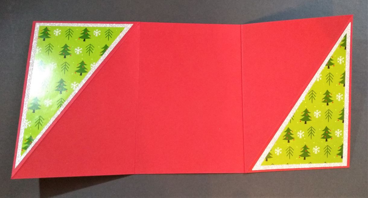 Poinsettia Twist Fold Card Instructions 6