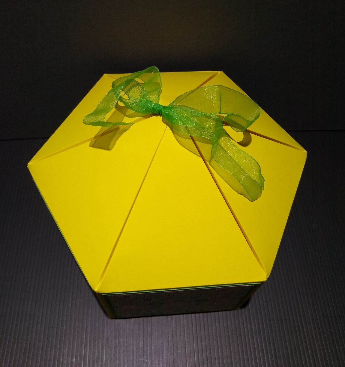 Large Squat Hexagonal Gift Box 1