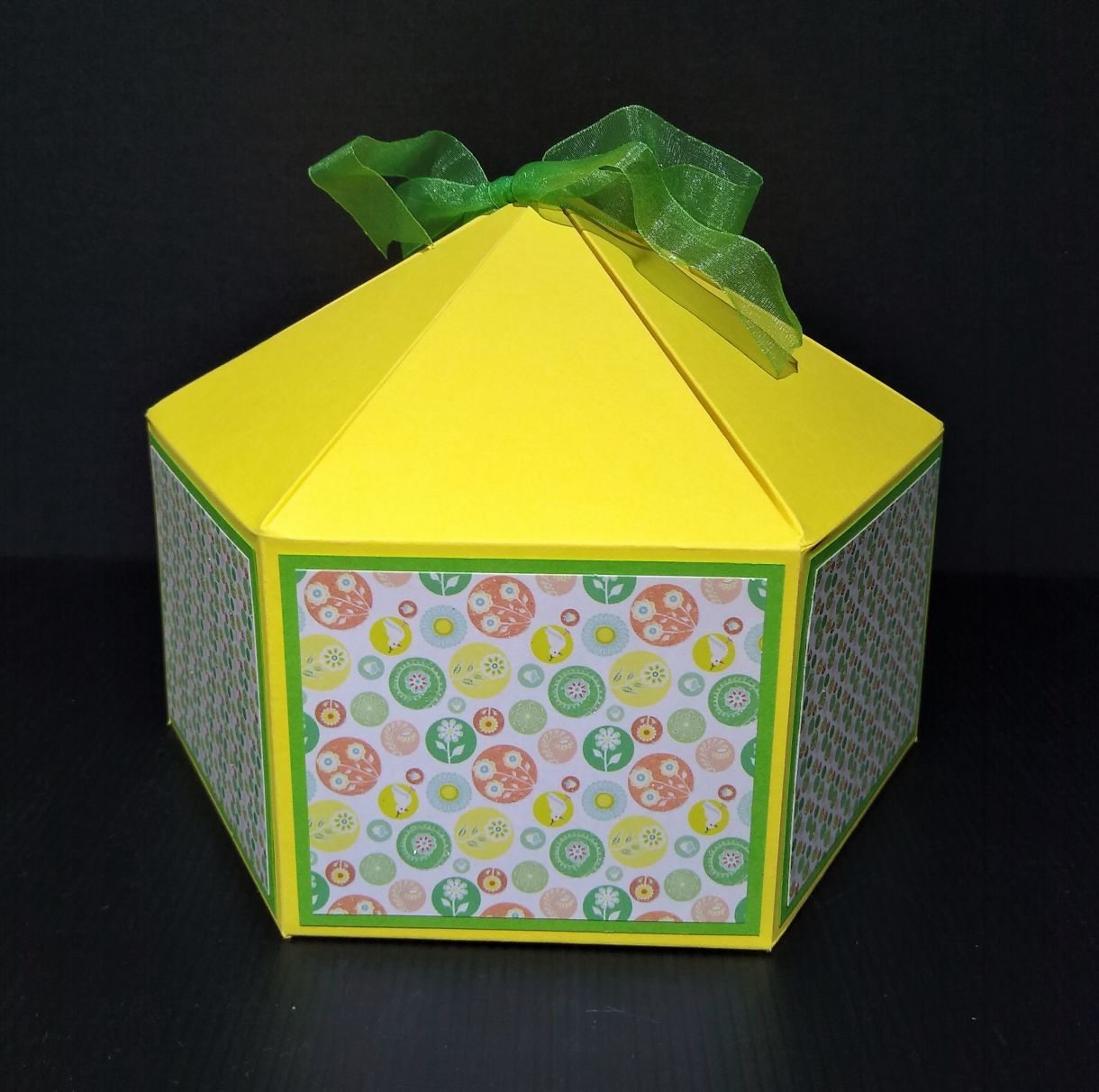 Large Squat Hexagonal Gift Box 3