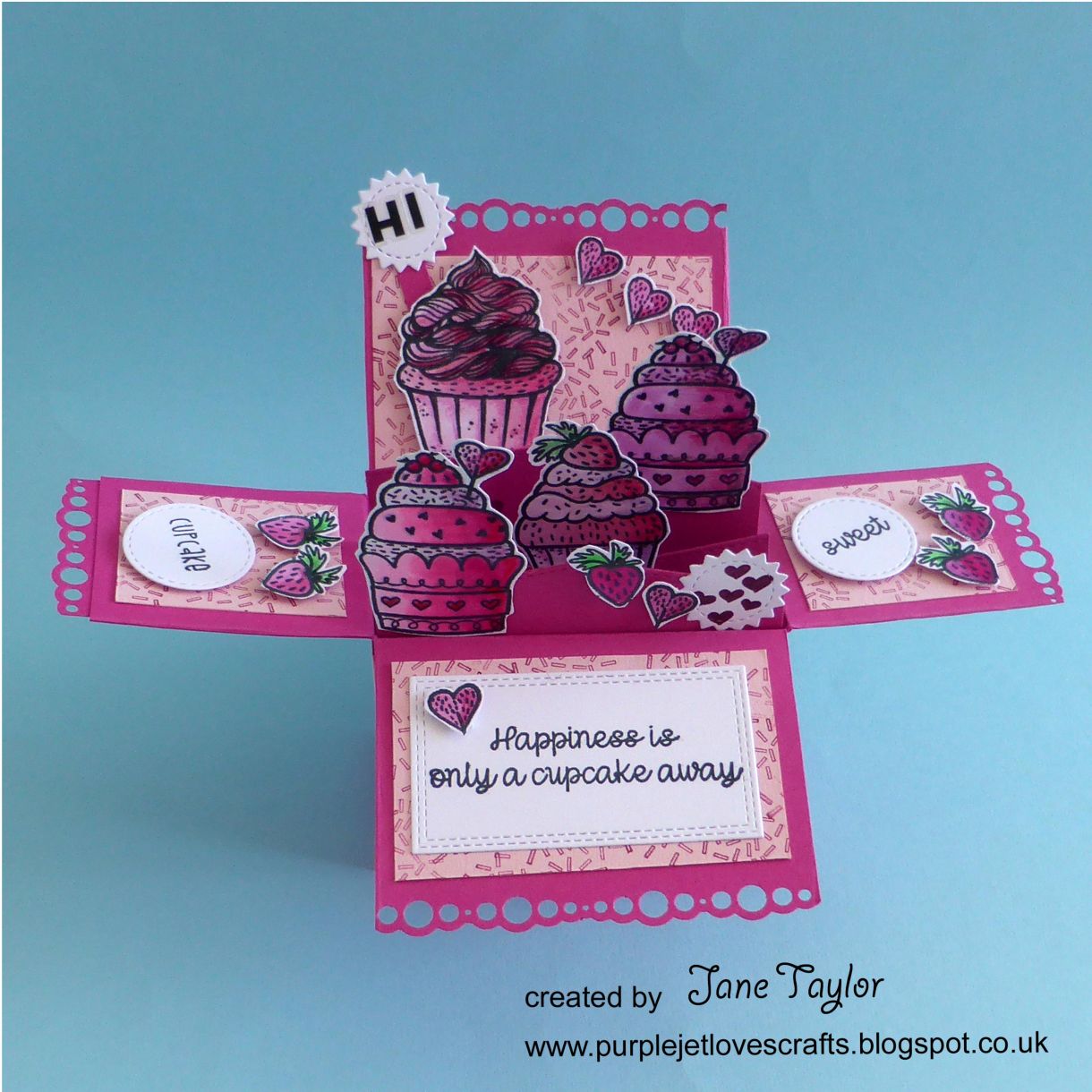 Jane Cupcake Box Card 1M