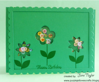 Flower Shaker Card