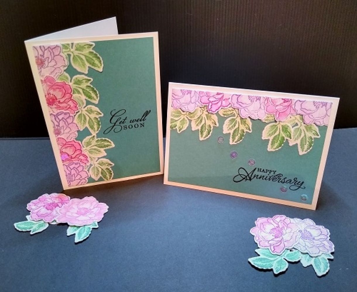 Die Cut Flower Cards Main