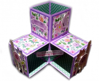 Triple Pop-Up Cube Card