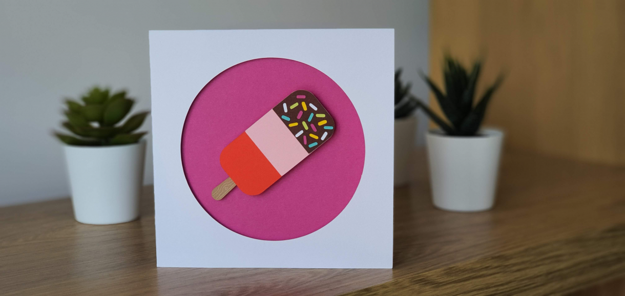 BFN - Staged Ice Lolly Card photo