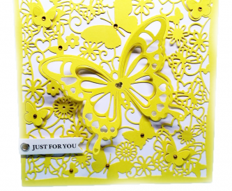 Yellow Butterfly Card