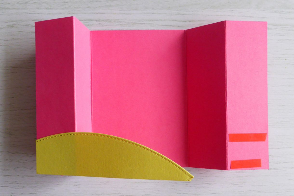 Jane Pink And Yellow Bridge Card 2