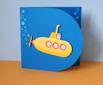 The Yellow Submarine using Blue & Yellow