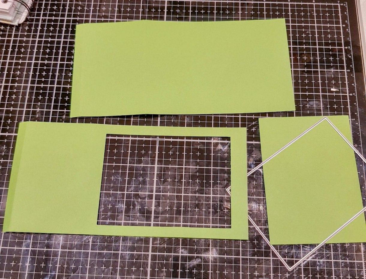 Green Yellow Main Box Pieces Cut Out Aperture