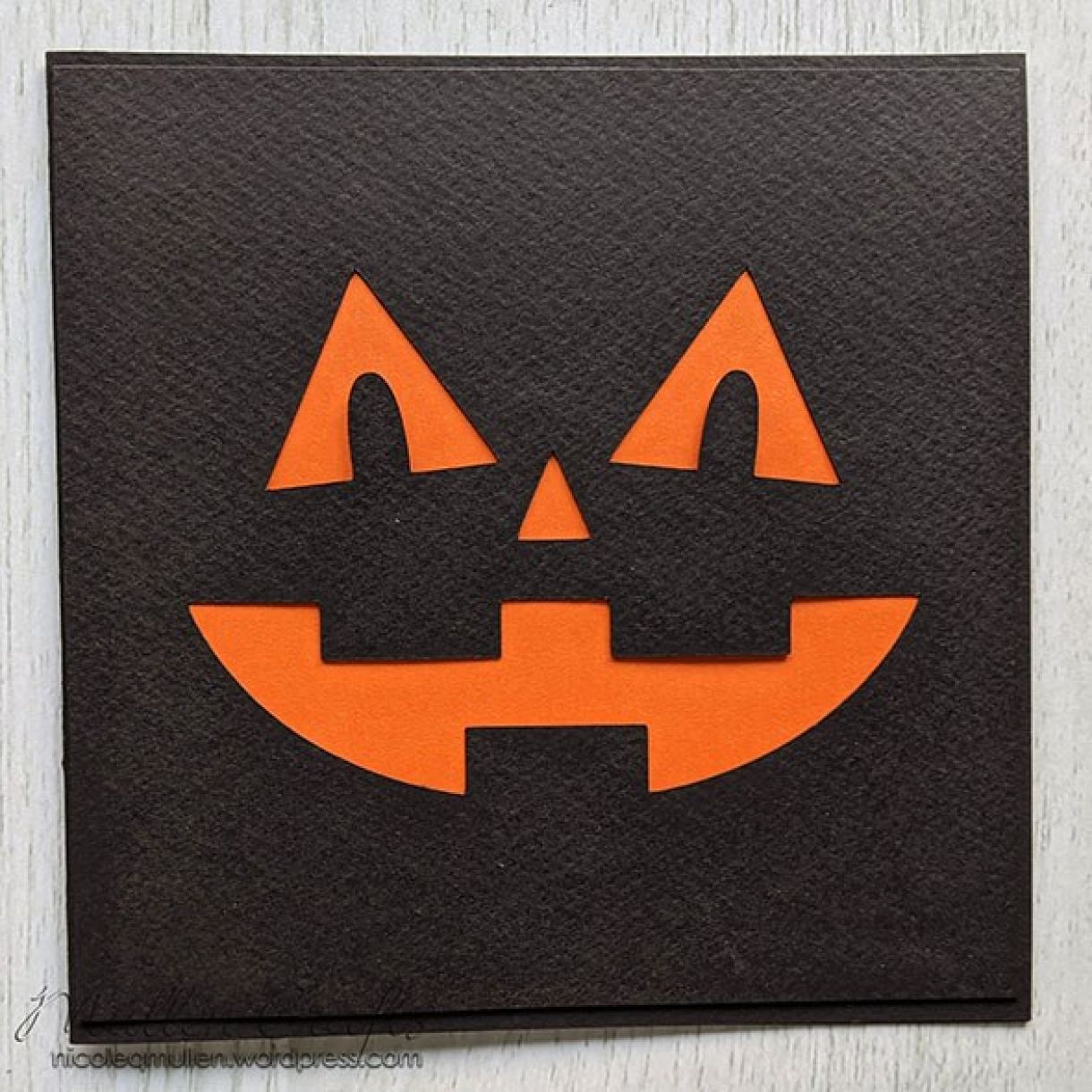 Halloween Face Card Nm 7