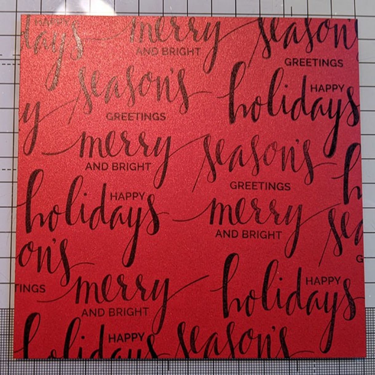 Nm Red Xmas Sentiment Bauble Card 2