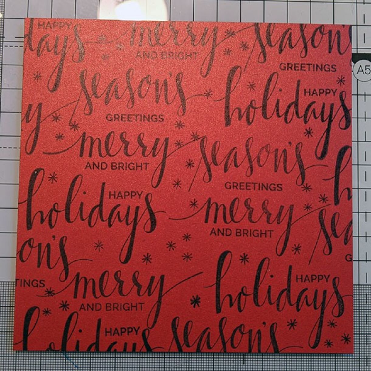 Nm Red Xmas Sentiment Bauble Card 3