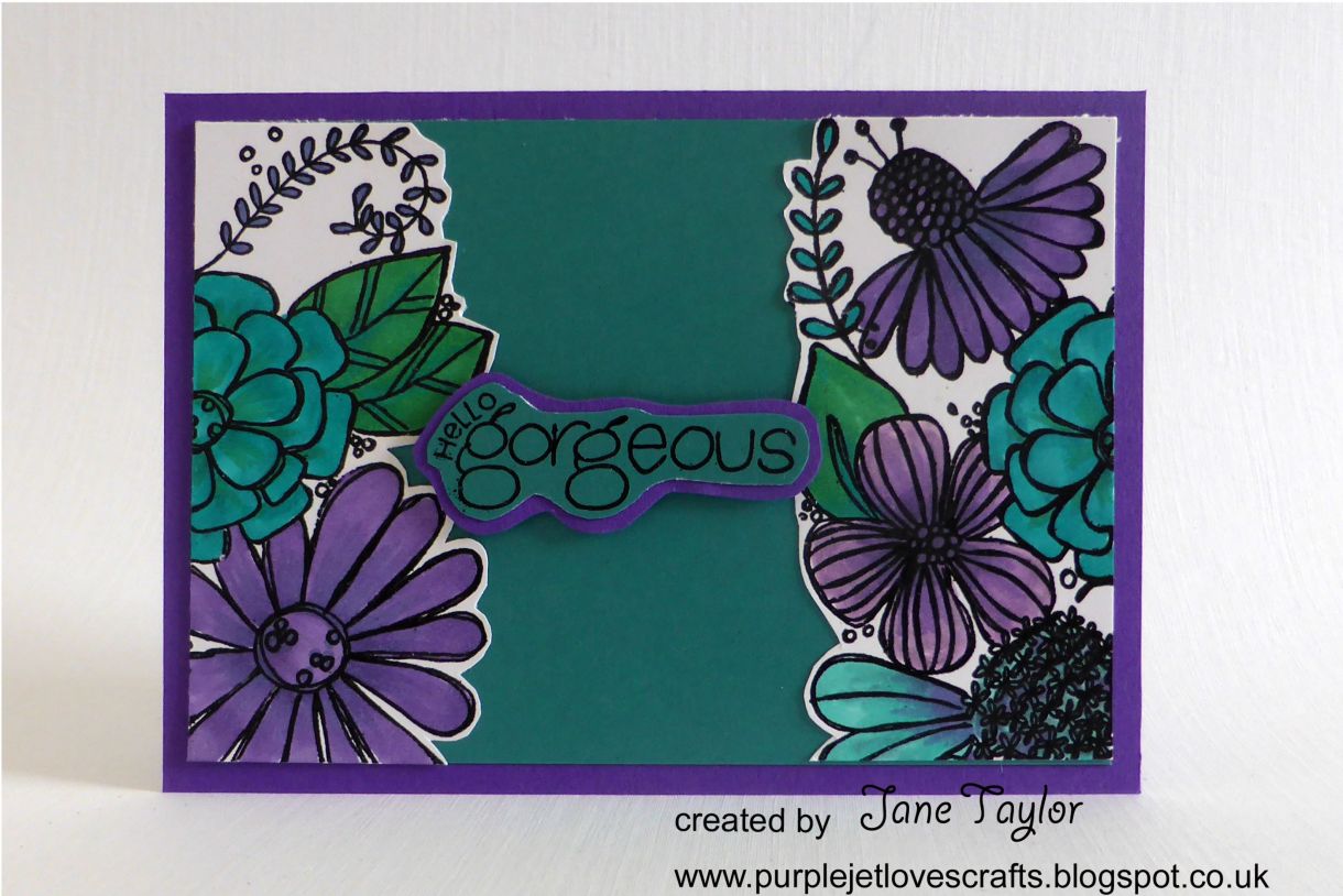 Jane T Gorgeous Teal Purple 1C