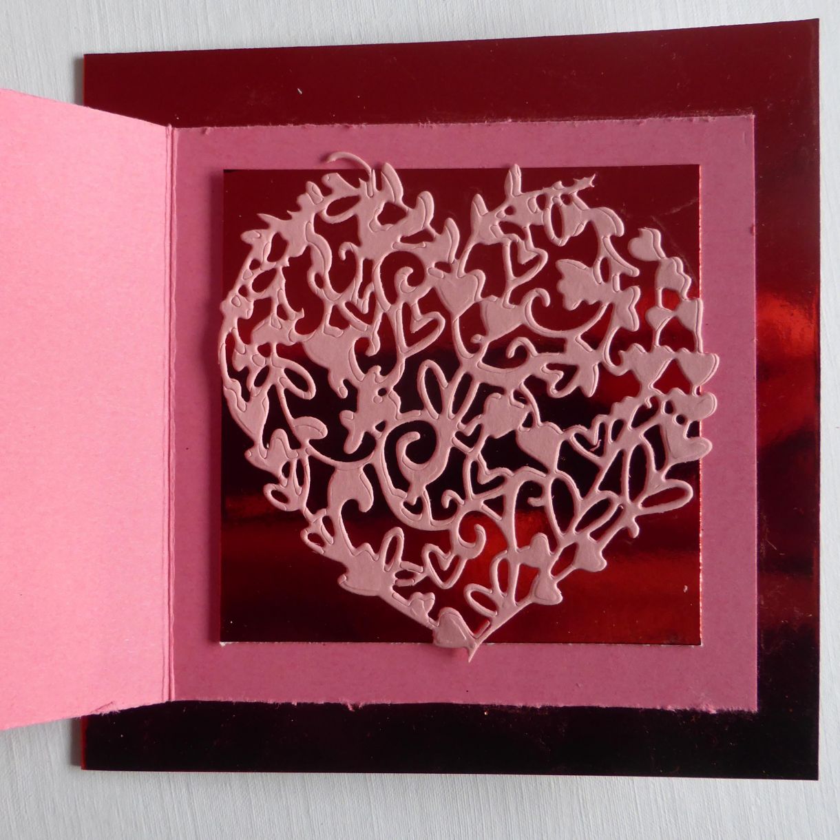 Jane T Valentine Layered Card 1G