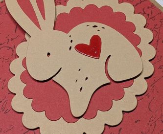 Layered Rabbit Card