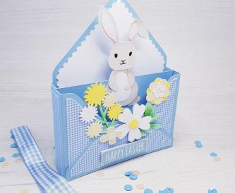 Easter Bunny Envelope Box Card