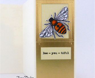 Bumble Bee Tag Card