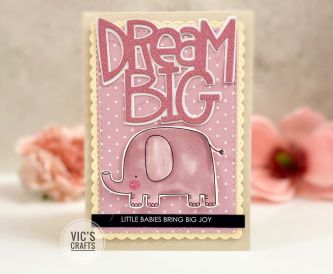 Dream Big Baby Card