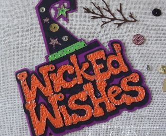 Wicked Wishes Halloween Card