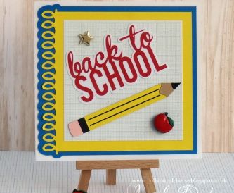 Back to School Card - Step by Step Tutorial