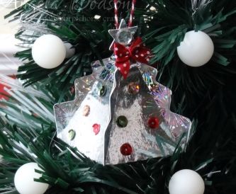 Easy Christmas Tree or Table Favour Boxes – Mirri Holographic Blast Card