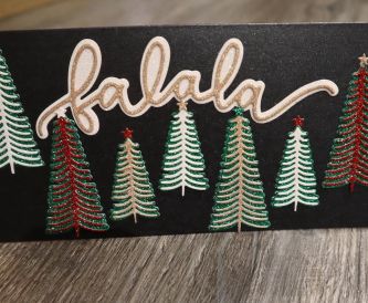 Glitter Christmas Trees