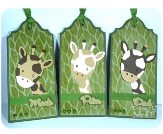 Giraffe Gift Tags