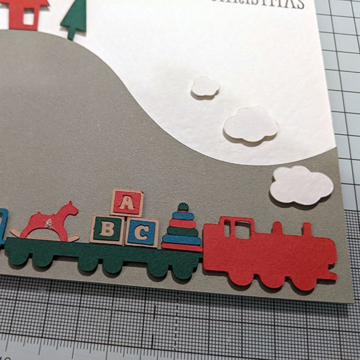 Christmas Toy Train Card 5
