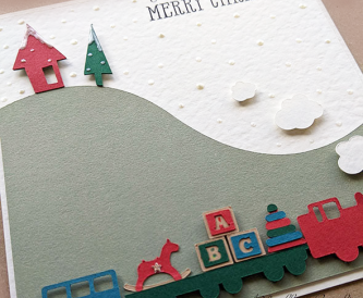 Wooden Toy Christmas Card
