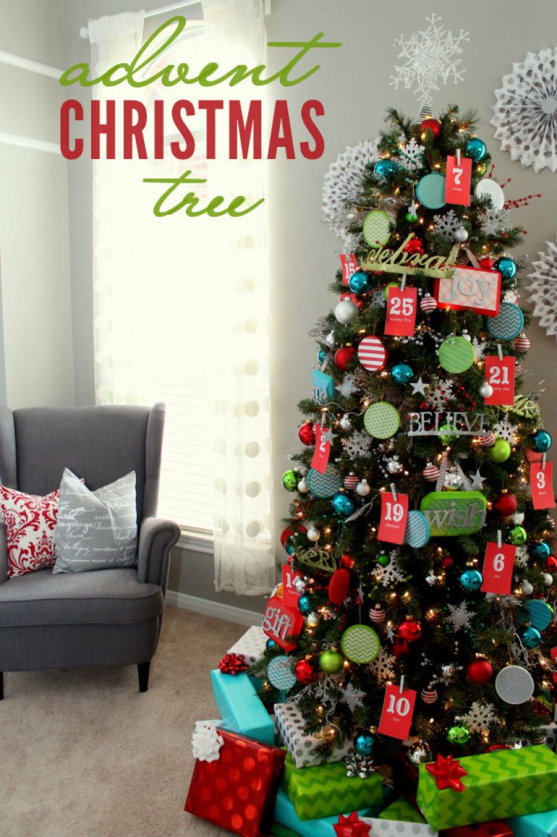 Advent  Christmas  Tree  The Kids Will Love This Lilluna Com 11