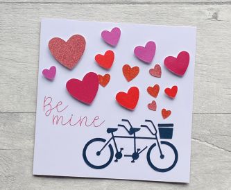 “Bicycle for Two” Valentine’s Card