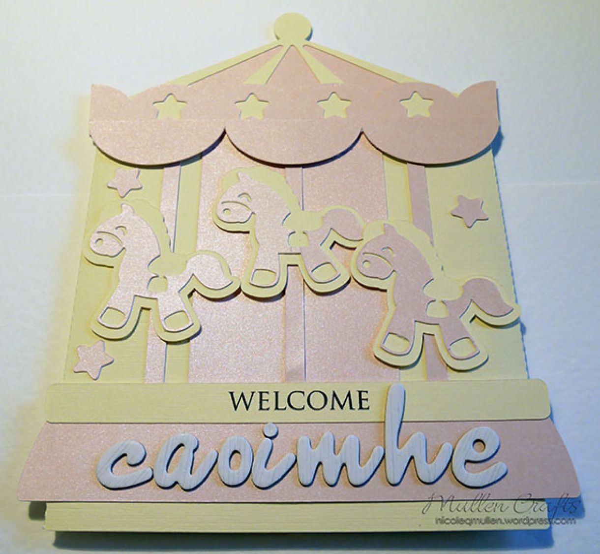 Carousel Card Pink 2