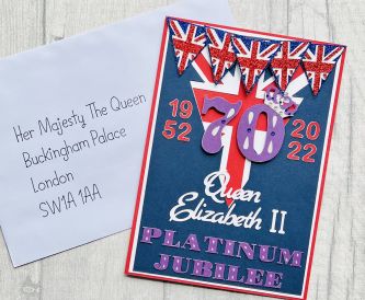 Queen Elizabeth II Platinum Jubilee Celebration Card