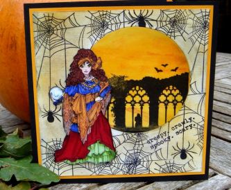 Halloween Card - Esmarelda The Fortune Teller