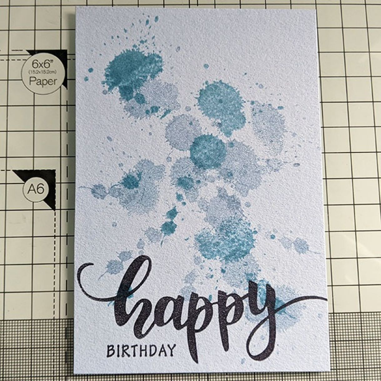 Nm Blue Birthday Stars And Splatters 4