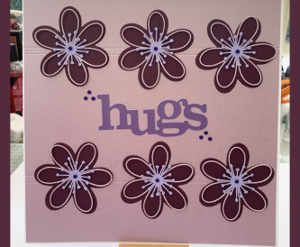 Hugs and Flowers Card