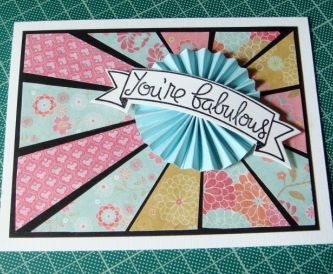 How To Make A Contrast Starburst Card