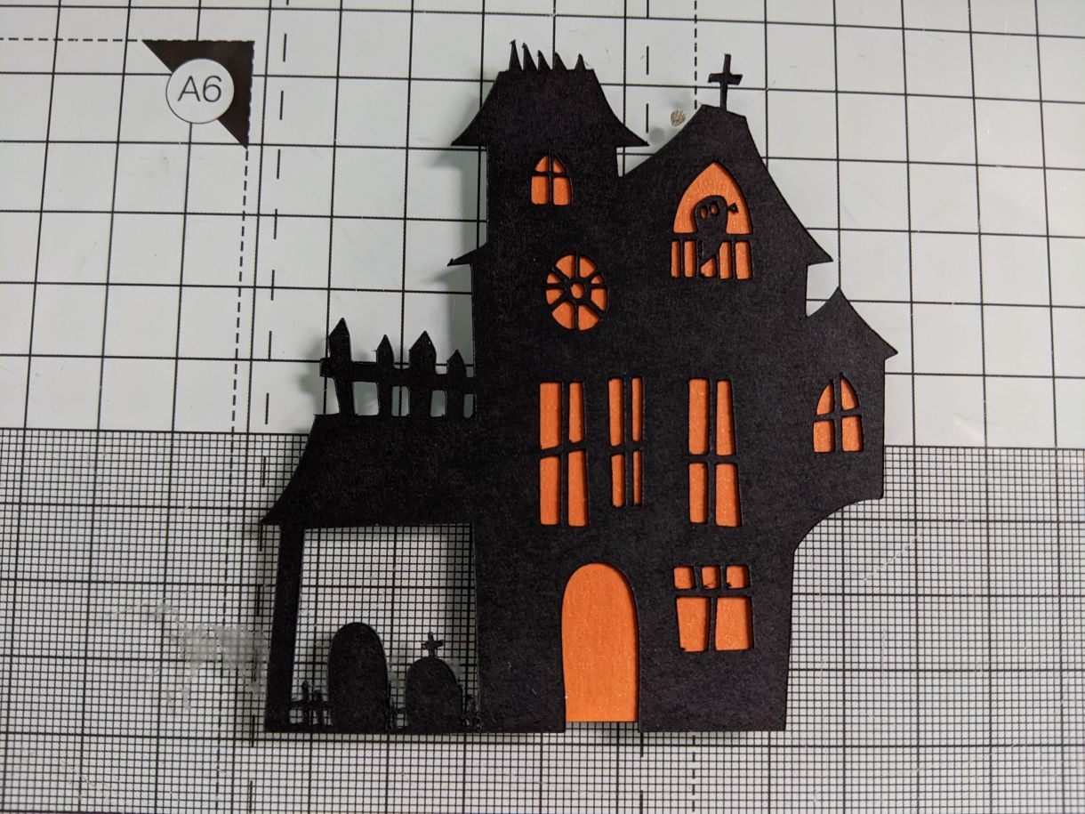 Nm Spooky House Card 3