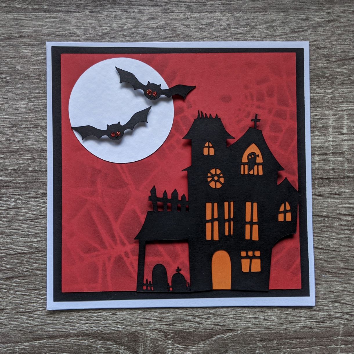 Nm Spooky House Card 6