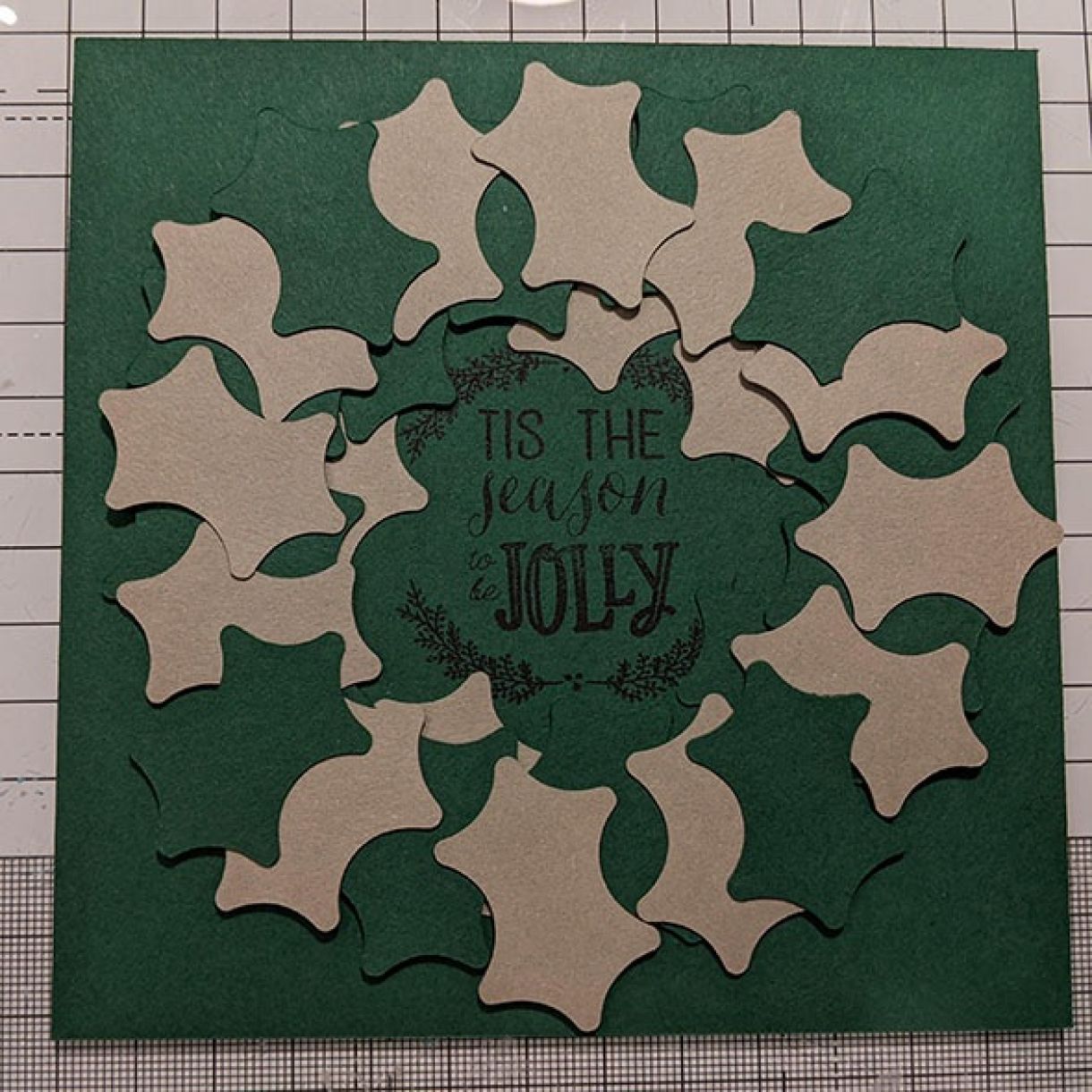 Nm Green Wreath Card 6