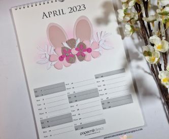 April calender Page - Easter