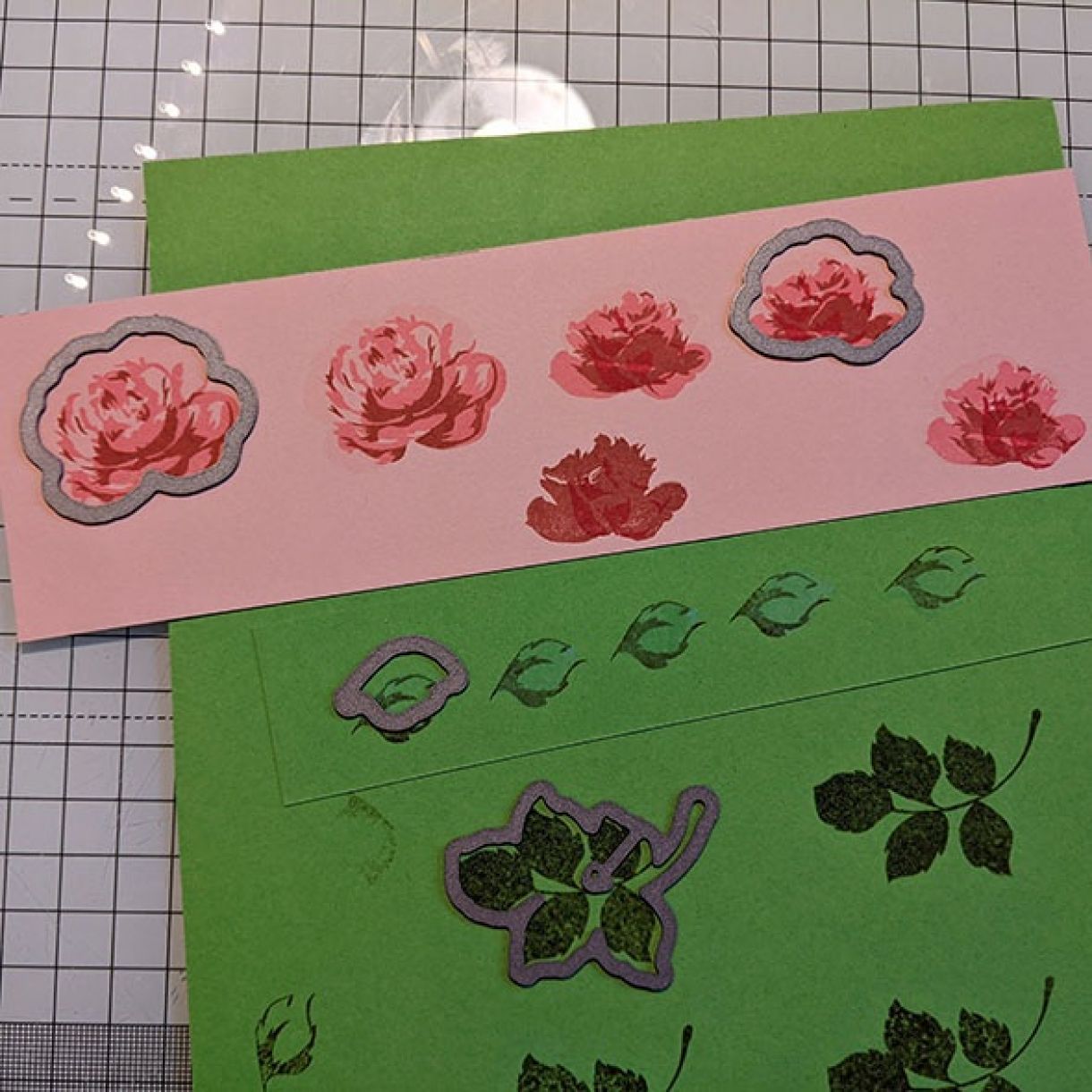 Nm Pink And Pink Flowers Card 4