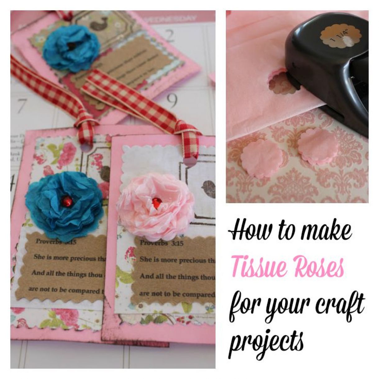 How To Make  Tissue  Roses