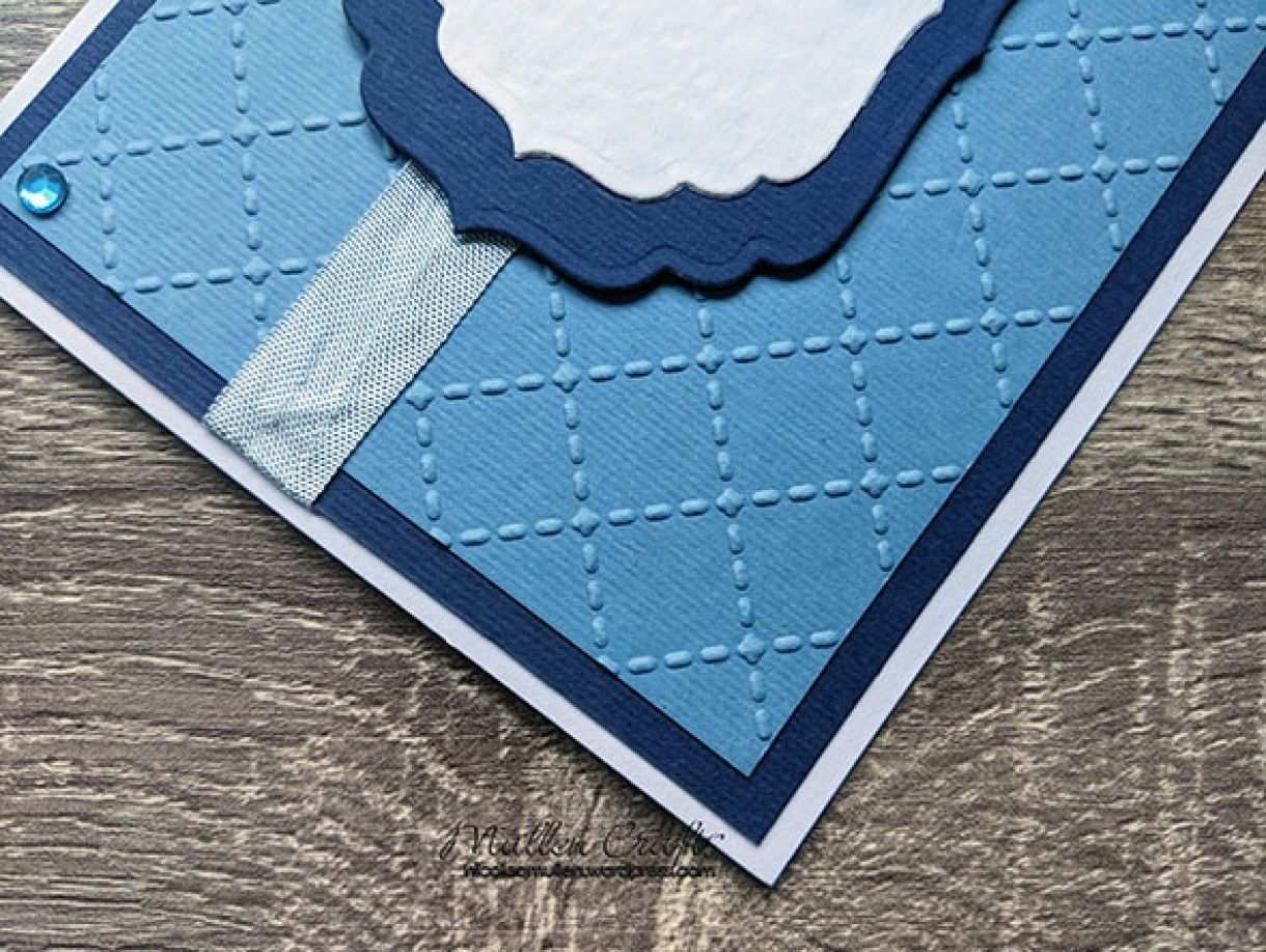 Nm Blue Texture Bday Card 9